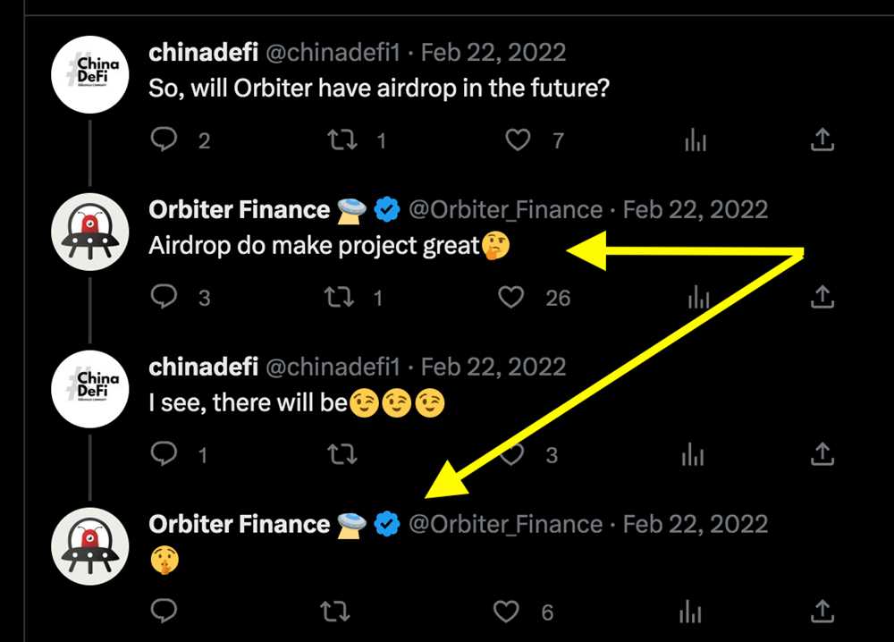 Orbiter Finance Sparks Excitement with Potential Airdrop, Generating Community Buzz