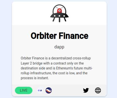 Say hello to Orbiter Finance: The next-generation solution for decentralized cross-rollup bridges