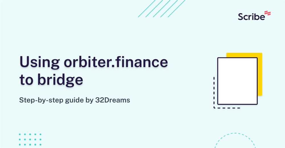 Tips for Successful Orbiter Finance