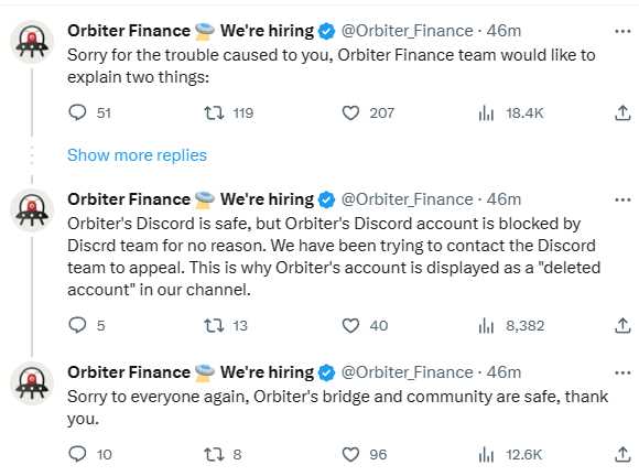 Recent Allegations Against Orbiter Finance